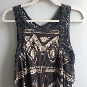 Free people we the free ribbed graphic tank